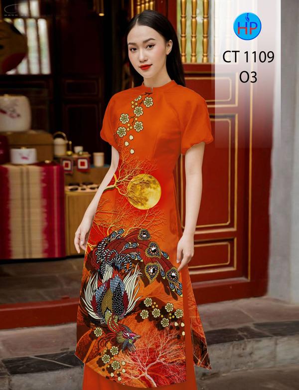 Vải Áo Dài Chim Công AD CT1109 16